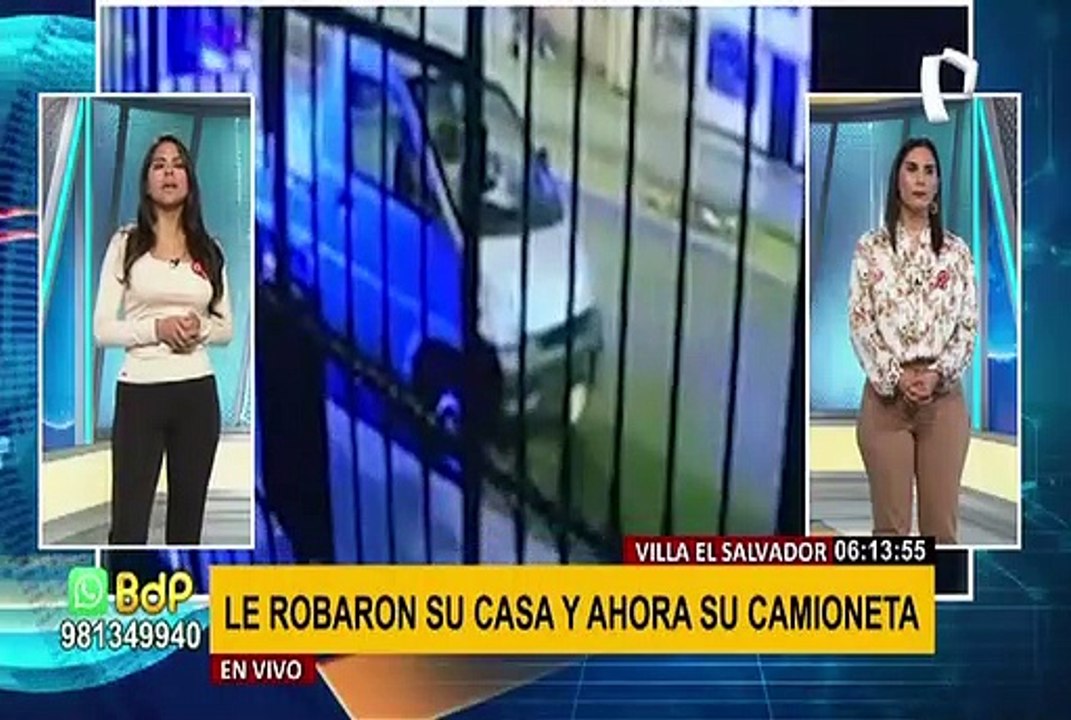 VES: roban su casa y luego se llevan su camioneta nueva