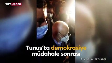 Tunus'ta demokrasiye müdahale: Meclis Başkanı parlamentoya alınmadı