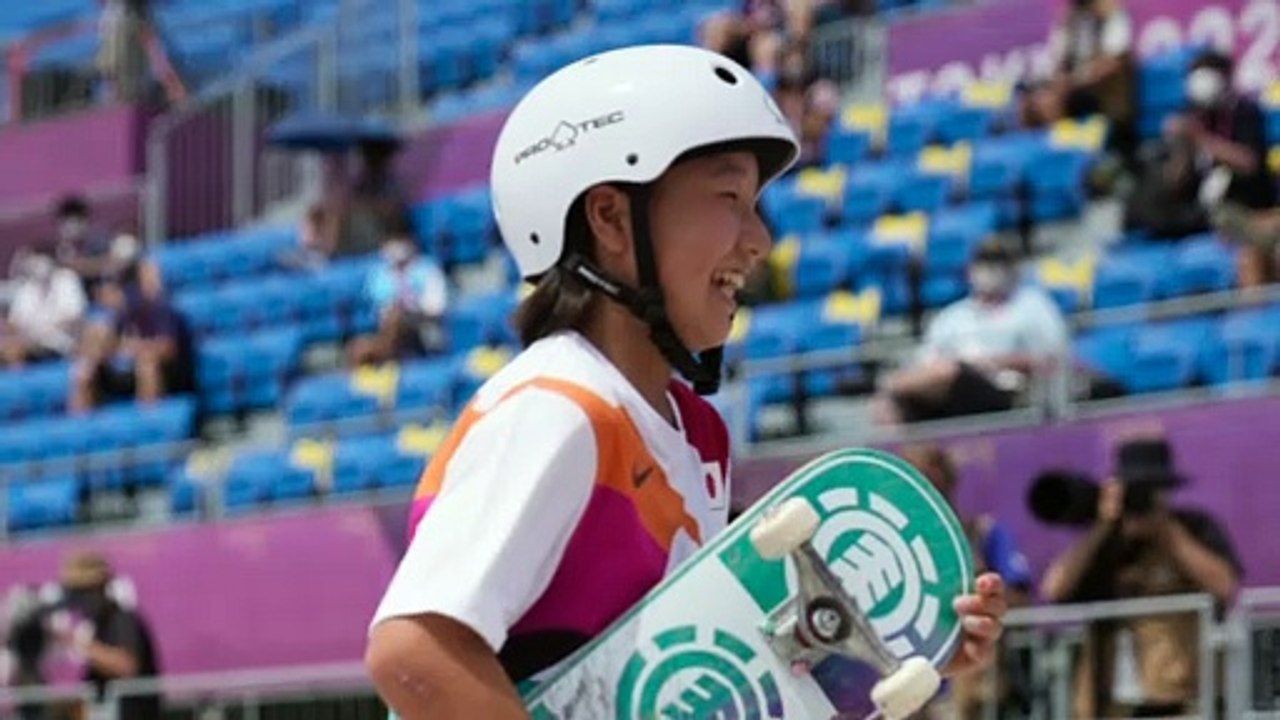 Skate-Duell der 13-Jährigen: Gold für Japan, Silber für Brasilien