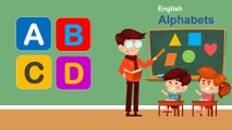 Learn English Alphabets | Learn Alphabets | A B C D | Learn ABCD | ABC of Kids Education | Nursery Education | Kids Education | Pre-School Learning