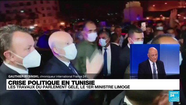 Crise politique et sanitaire en Tunisie : des affrontements devant le Parlement