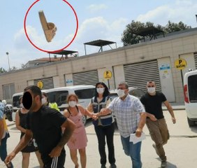Suç makinesi baba ve kızları görüntülenmekten utanınca gazetecilere terlikle saldırdı