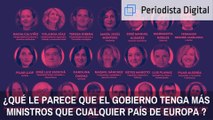 Encuesta: ¿Qué le parece que el Gobierno de Pedro Sánchez tenga más ministros que cualquier país de Europa?
