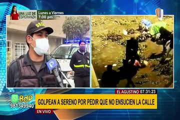 Agresión a sereno en El Agustino: vecinos enfrentados por borrado de mural