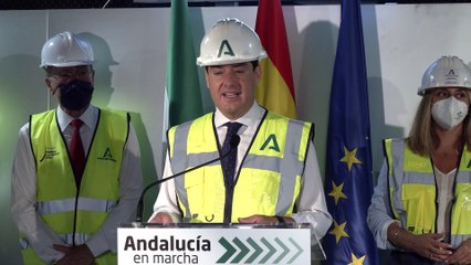 Moreno anuncia la instalación de la catenaria en tramos Renfe-Guadalmedina-Atarazanas del metro