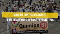 Marcha contra desabasto de medicamentos ‘rebasó expectativas’