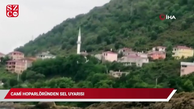 Giresun’da vatandaşlara cami hoparlörlerinden anons yapılarak sel uyarısında bulunuldu
