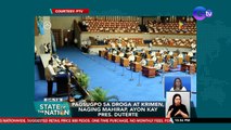 Pagsugpo sa droga at krimen, naging mahirap, ayon kay Pres. Duterte | SONA