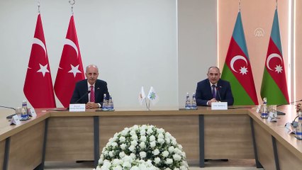 BAKÜ - Kurtulmuş başkanlığındaki AK Parti heyeti, YAP Genel Başkanvekili Budagov ile görüştü