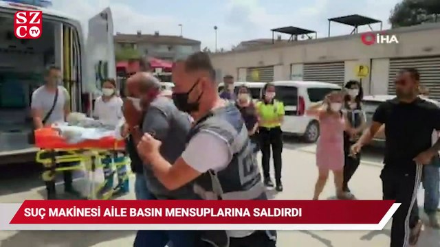 Suç makinesi aile, basın mensuplarına saldırdı