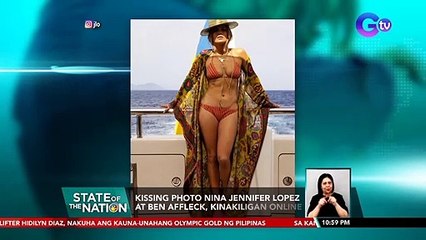 Kissing photo nina Jennifer Lopez at Ben Affleck, kinakiligan online | SONA