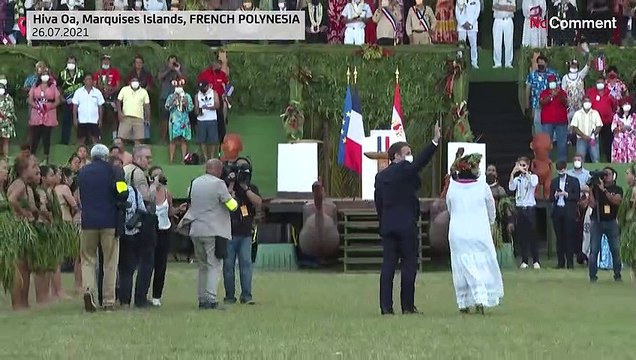 Macron nella Polinesia francese: Vi aiuterò per entrare nel patrimonio mondiale Unesco