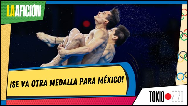 Mexicanos Kevin Berlín y Diego Balleza quedan en cuarto lugar en clavados sincronizados