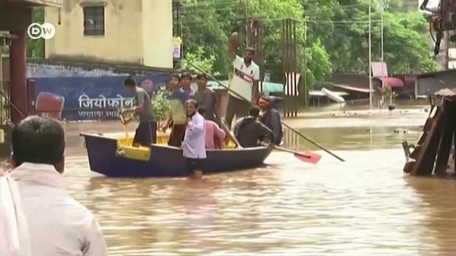 Наводнения в Индии: деревни уходят под воду (26.07.2021)