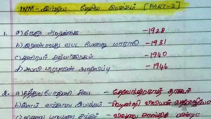 இந்திய தேசிய இயக்கம் | Part 2 | TNPSC 1/2/2A/4/VAO | Previous year question | Lakshmi Academy