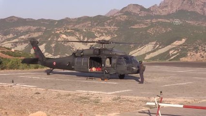 Bayram tatili dönüş trafiği helikopterle denetlendi