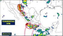 Clima de hoy lunes: Probabilidad de chubascos y tormentas eléctricas