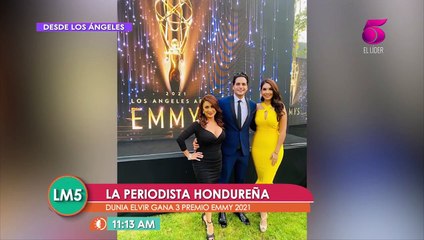 Hondureña Dunia Elvir alcanza su Emmy número 6