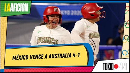 México femenil de softbol vence a Australia y va por la medalla de bronce en Tokio 2020