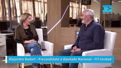 Alejandro Bodart - Precandidato a diputado Nacional - FIT-Unidad: "Queremos que la Izquierda se postule para gobernar"
