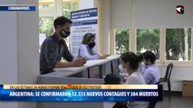 Coronavirus en Argentina | Hay 12.555 nuevos casos y murieron 384 personas