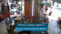 Captan asalto en calles del Centro Histórico