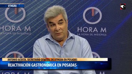 Reactivación gastronómica en Posadas