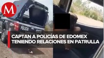 Graban a policías de Ecatepec sosteniendo relaciones en una patrulla