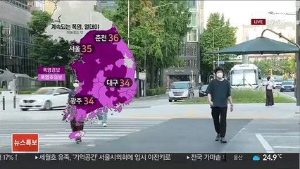 下载视频: [날씨] 한낮 35도 안팎 무더위 계속…해안가 너울 주의