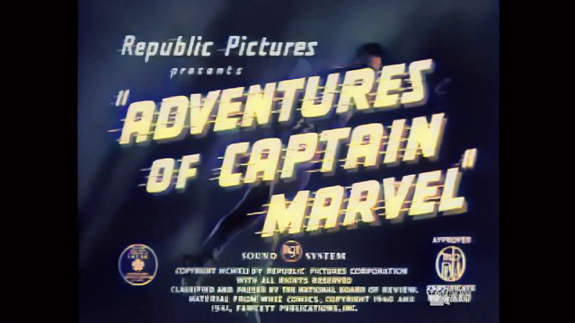 The Adventures of Captain Marvel Chapter 3 Time Bomb Ai Colorized 4k 100 Days of Serials