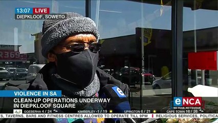 Clean-up opeartions underway in Diepkloof Square