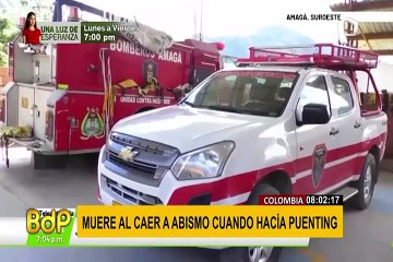 Joven muere cuando hacía puenting tras lanzarse al vacío sin cuerda
