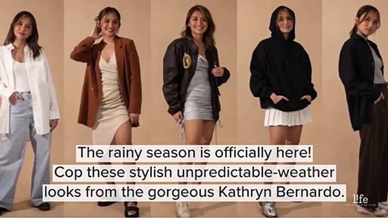 Unpredictable-weather looks from Kathryn Bernardo