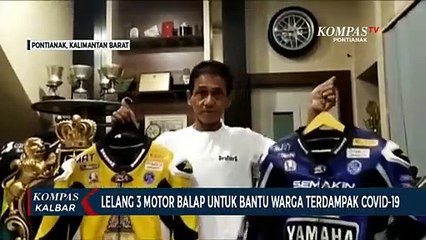 Pebalap Senior Kalbar Lelang Motor, Hasilnya untuk Bantu Warga Terdampak Pandemi