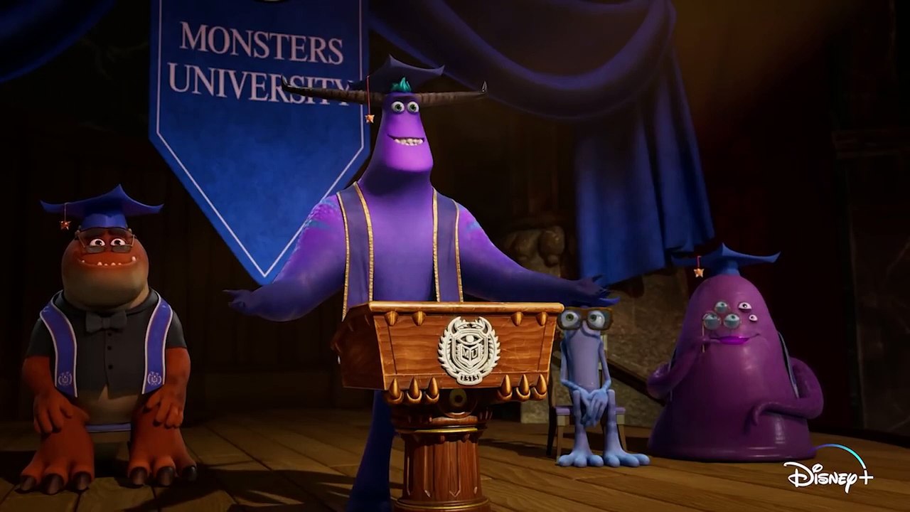 MONSTERS AT WORK - Deleted Scene - Tylor's Graduation Deleted