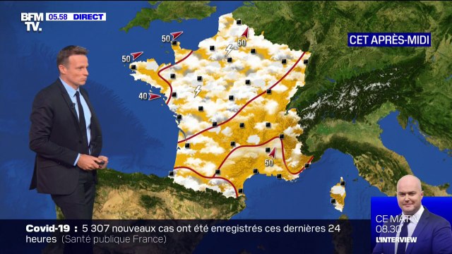 Du soleil sur la Méditerranée et un temps plus mitigé sur le reste du pays prévu ce mardi