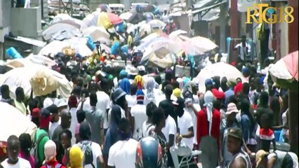 G9 òganize yon mach nan memwa Prezidan Jovenel Moise kite mouri asasinen lakay li.