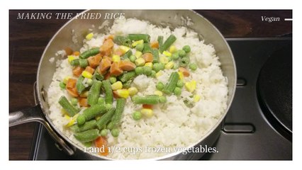 How to Make Vegan Egg Fried Rice and Orange "Chicken" from Seitan