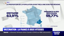 La Bretagne région la plus vaccinée, Provence-Alpes Côte d'Azur à la traîne