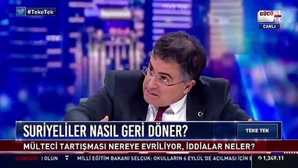 Canlı yayında Suriyeliler için dikkat çeken çağrı