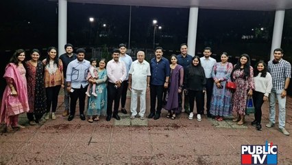Yediyurappa Spends Time With Family and Close Aide MLAs After Resigning