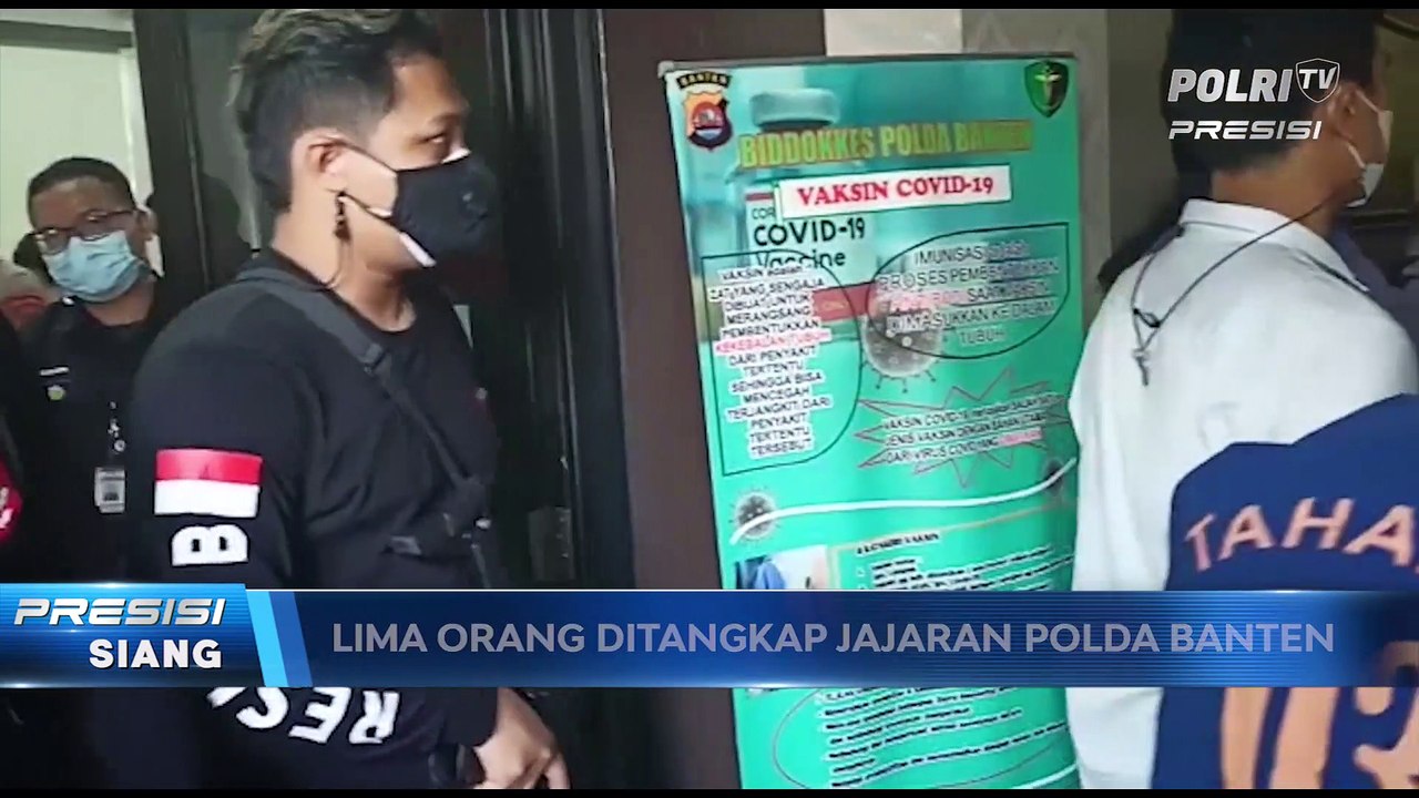 Polda Banten Ungkap Kasus Dugaan Pemalsuan Surat Hasil Swab Antigen