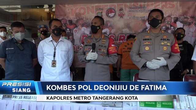 Pelaku Tabung Oksigen Palsu diamankan Polres Metro Tangerang Kota