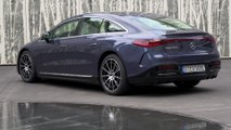 The new Mercedes-Benz EQS 450  Design in Sodalith blue