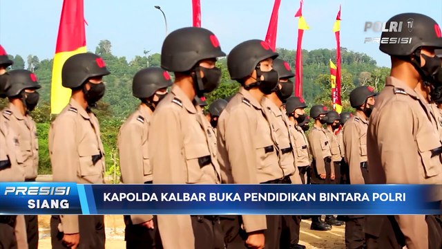 Kapolda Kalimantan Barat Membuka Pendidikan Bintara Polri Tahun Anggaran 2021