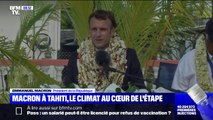 Emmanuel Macron aux Tuamotu: 