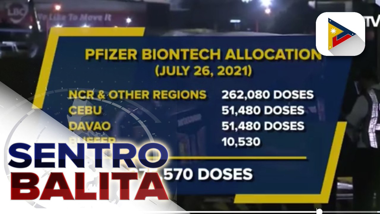 Mahigit 375-K doses ng Pfizer vaccines na binil...
