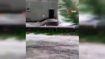 Birden bastırdı, her yer beyaza büründü