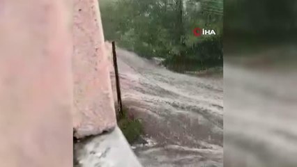 Birden bastırdı, her yer beyaza büründü