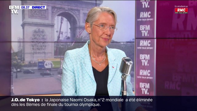 Un pass sanitaire sera obligatoire pour tous les salariés des établissements recevant du public à partir du 30 août, confirme Elisabeth Borne